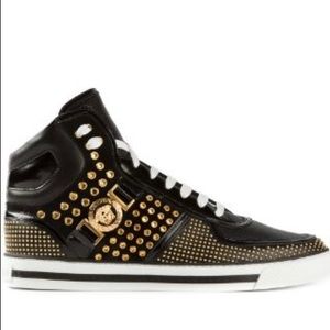 Versace men’s size 45 11.5-12 black and gold